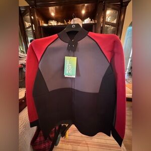 Seadoo Montego Red and Black wetsuit Jacket men’s xl. New more sizes ask!